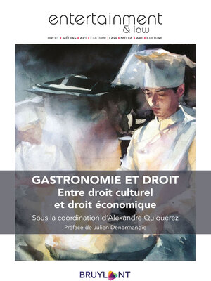 cover image of Gastronomie et droit